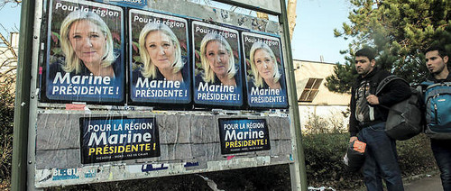 Francia: el ultraderechista Frente Nacional se impone en la primera vuelta de las elecciones regionales
