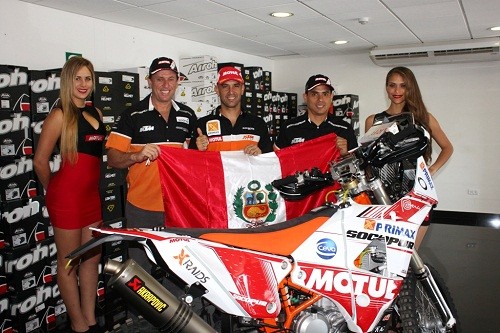 Motul presenta a los pilotos rally que representarán al Perú en el Dakar 2016