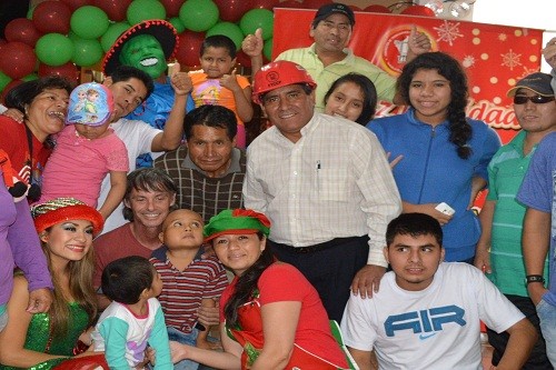 Jean Paul Strauss y Construcción Civil celebraron la Navidad en albergue con pacientes de Neoplásicas