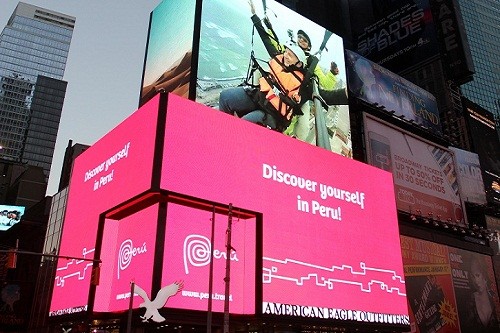 Campaña de Año Nuevo de la Marca Perú impactó a millones de visitantes en Times Square