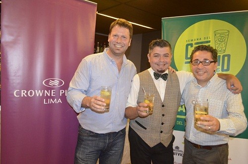 Grandes representantes de la coctelería internacional vienen a participar de la Semana del Chilcano gracias al Crowne Plaza Lima