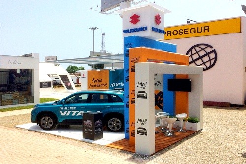 La New Vitara se exhibe en el Boulevard de Asia