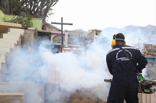 Minsa intensifica los trabajos de fumigación en zonas de Lima para prevenir el virus zika