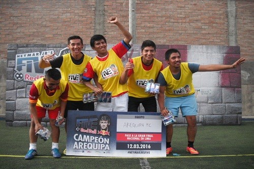 Arequipa FC campeón de Neymar Jrs Five  Arequipa