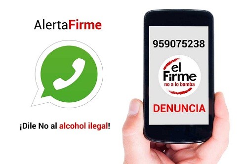 Alerta el firme permitirá recibir denuncias a través de whatsapp