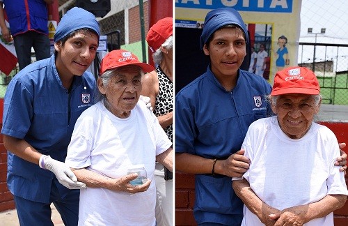Estudiantes del Instituto Carrión devuelven la sonrisa a vecinos del Rímac