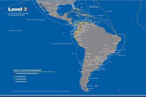 2015 representa un año de referencia para las expansiones de red de Level 3 en America Latina