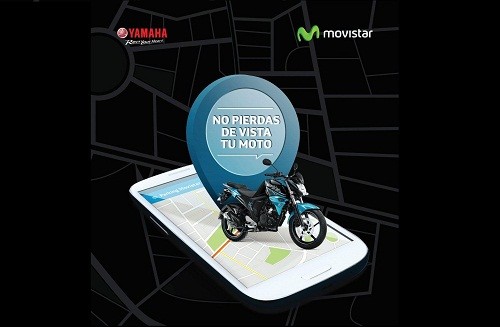 Yamaha incorpora en todas sus motos la solución GPS Parking Movistar