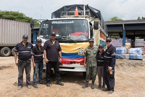 Segundo grupo de expertos en logística para desastres naturales empezó labores hoy en Manabí