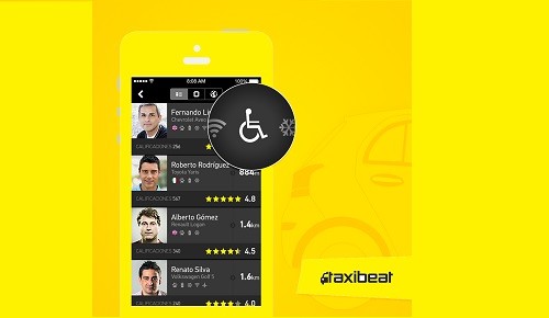 Taxibeat implementa la opción de silla de ruedas