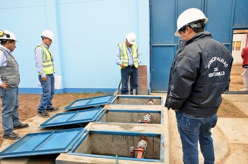 MDV recepciona obras que beneficiarán a más de 5 mil vecinos del parque porcino con agua y desagüe