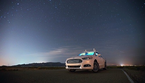 Ford prueba el fusión autónomo en total oscuridad