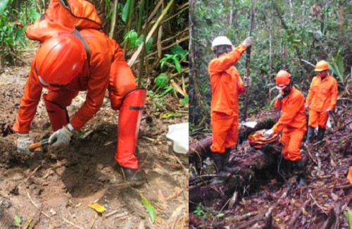 Desactivan pozos enterrados con carga explosiva en Valle de Santa Cruz, región Junín