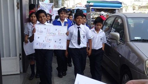 San Luis: niños reclaman puente peatonal