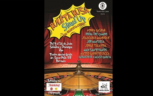 Ruleta Rusa: Del 4 de Junio al 26 de Junio en Teatro Mocha Graña