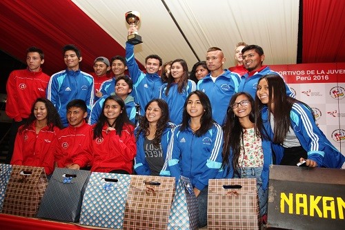 Arequipa se coronó campeón de los XVII Juegos Deportivos de la Juventud Trasandina (JUDEJUT) Perú 2016