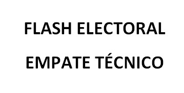 El flash electoral arroja por el momento empate técnico entre PPK y Keiko Fujimori