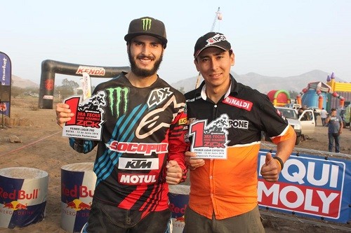 Ian Salazar y Kevin Ríos líderes en Campeonato de Hare Scramble