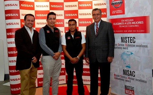 Nissan en Ecuador premia a sus mejores técnicos y asesores de servicio posventa