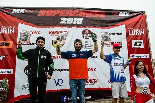 Ian Salazar se impone en la primera fecha del Campeonato Peruano de Supercross