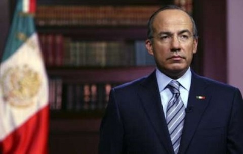 Felipe Calderón abandonaría México tras el fin de su mandato