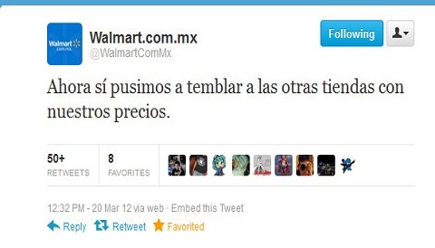 Walmart México aprovecha terremoto para publicitarse