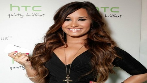 Demi Lovato en el 'HTC Status Social'
