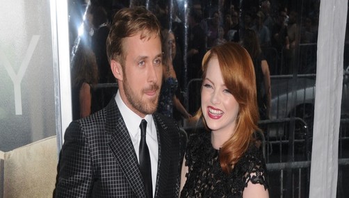 Ryan Goslin y Emma Stone en la premier de 'Crazy, Stupid, Love'