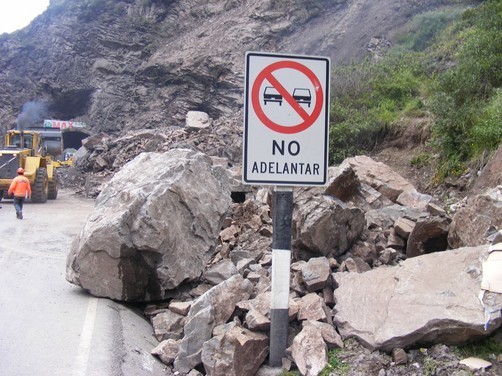 Hoy abren totalmente el tramo bloqueado de Carretera Central