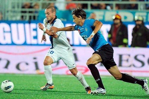 Vea la goleada del Novara sobre el Inter de Milan