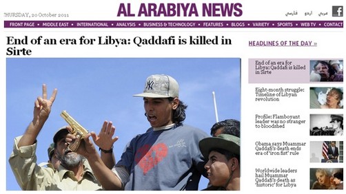 Joven de 18 años habría asesinado a Muamar el Gadafi