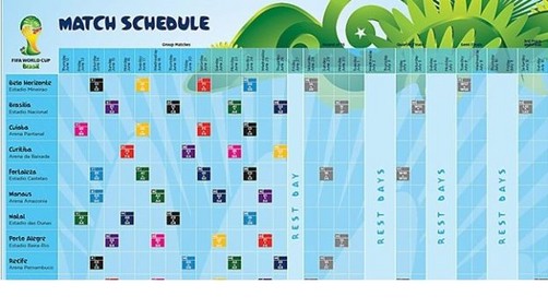 Mundial Brasil 2014: La FIFA confirmó calendario de partidos y sedes