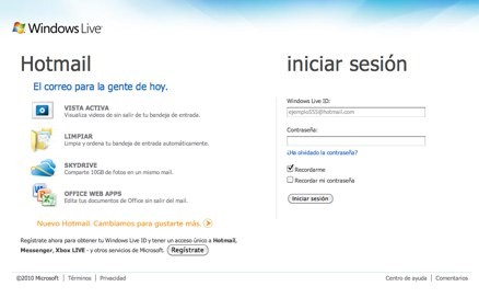 Claves de Hotmail fueron vulneradas por hackers