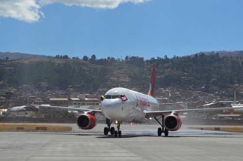 Primer vuelo directo de Avianca entre Bogotá y Cusco