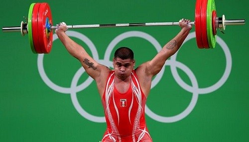 Hernán Viera iguala Récord Nacional de Envión en la división 105 kg en Río 2016