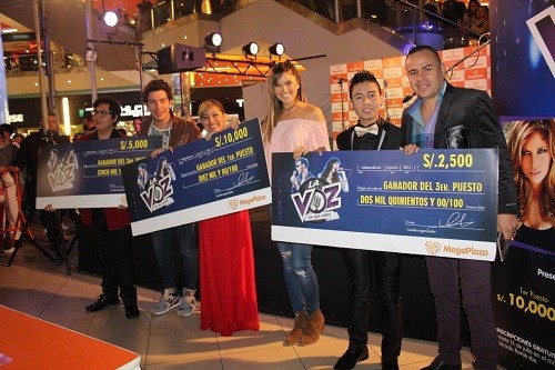 MegaPlaza realizó la final del concurso  La Voz de Lima Norte