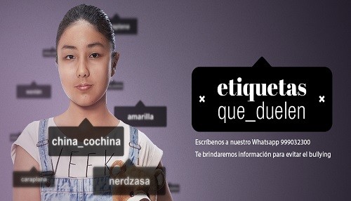 #Etiquetasqueduelen la campaña que busca concientizar a la población sobre la problemática del acoso escolar (bullying)