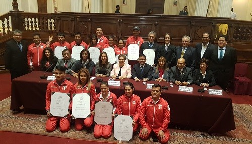 Congreso rinde homenaje a participantes en Juegos Olímpicos Río 2016