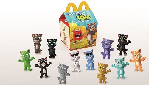 De la aplicación a la Cajita Feliz, Talking Tom llegó a McDonalds