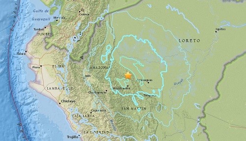 Sismo de magnitud 6,0 sacude Moyobamba