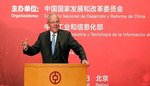 Jefe de Estado en China: Promovemos el Desarrollo Comercial y el Crecimiento Económico para el Perú