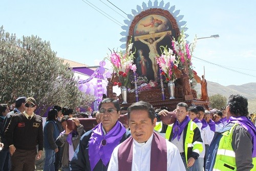 Antapaccay se alista para venerar al Cristo Morado