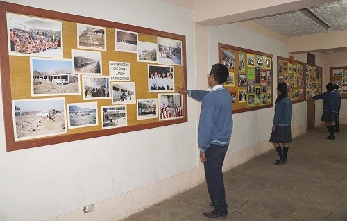 Manchay: presentan exposición de mantos y fotos por aniversario  de la catedral Virgen del Rosario