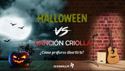 ¿Día de la Canción Criolla o Halloween?