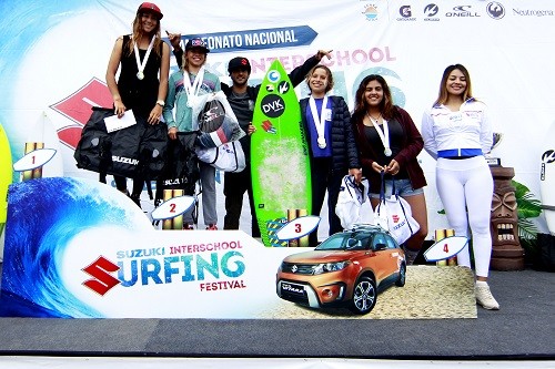 Colegio de Punta Hermosa campeonó en Torneo Suzuki de Tabla