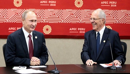 Presidentes Kuczynski y Putin acordaron triplicar comercio bilateral e incrementar cooperación mutua