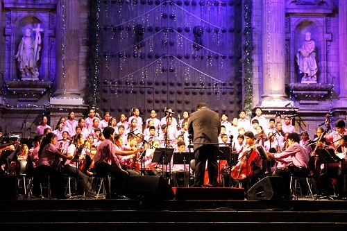 Más de 1300 niños ofrecerán concierto gratuito en el atrio de la Catedral de Lima