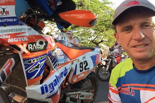 Dakar 2017: Carlo Vellutino inició su participación