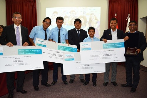 SENATI ocupa primer lugar en el cuarto concurso logo! De SIEMENS