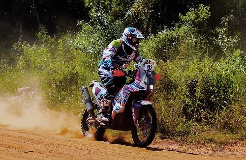 Carlo Vellutino avanza en motos y listo para el final del Dakar 2017